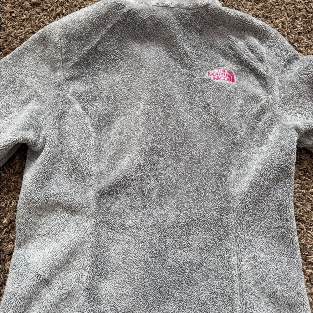 The North Face Gray Fuzzy Jacket - Picture 3 of 3